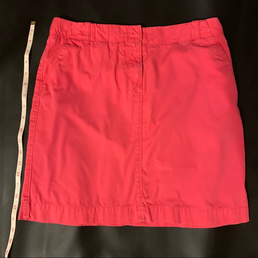 J Crew Pink Cotton Skirt